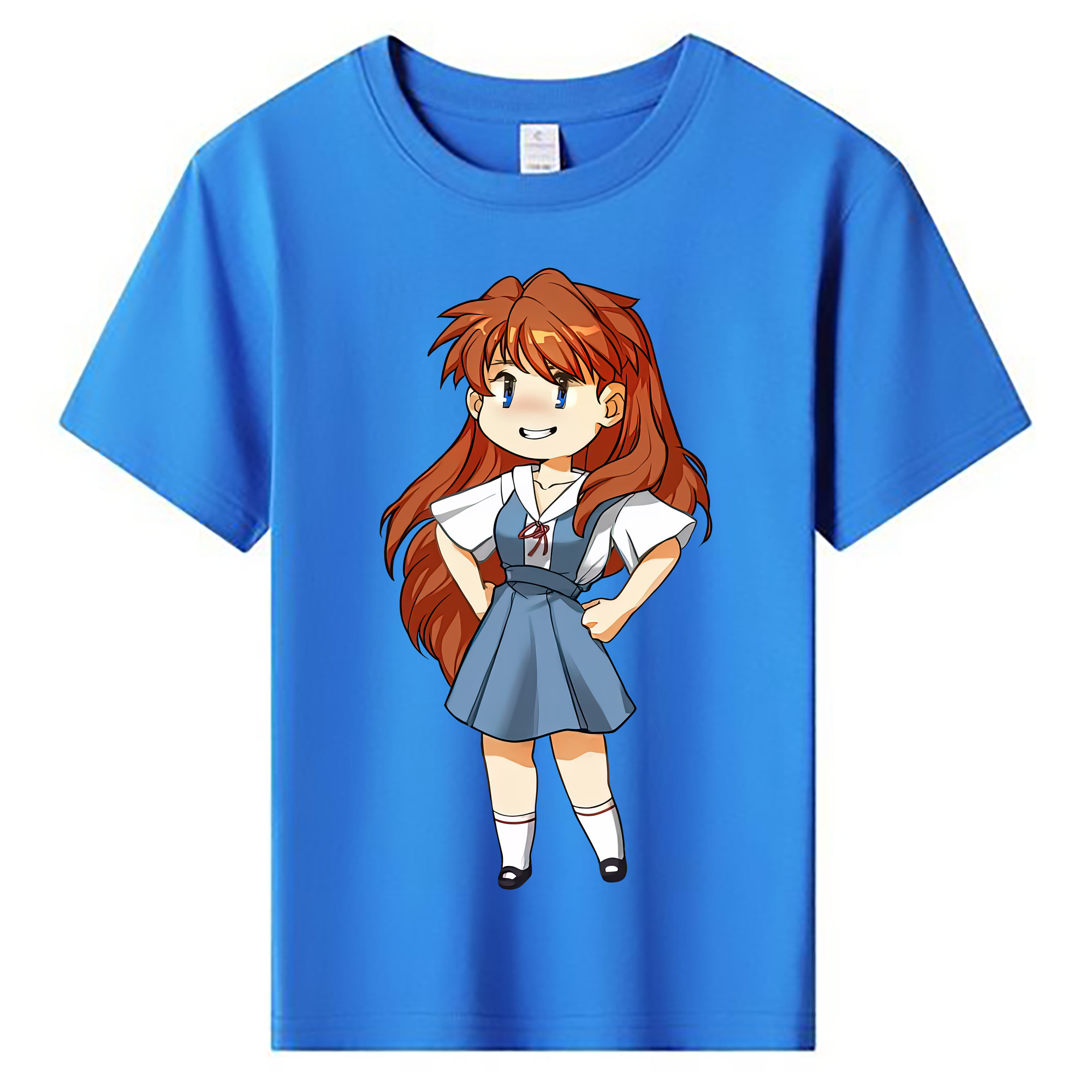（画像用） EVA 新世紀エヴァンゲリオン 綿100％キッズTシャツ（フロントプリント）
